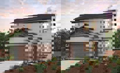 A house with a garage.