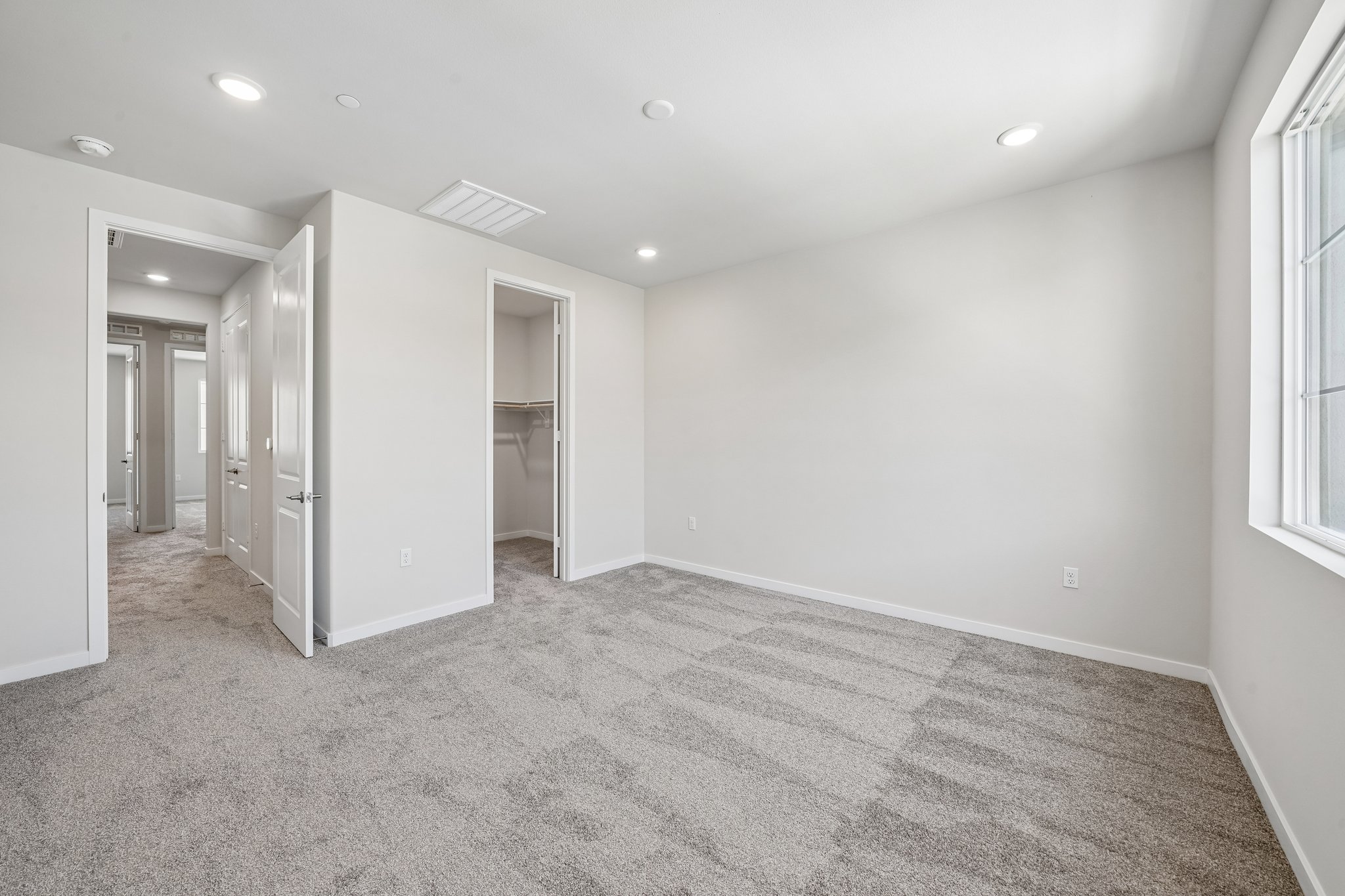 A room with white walls.