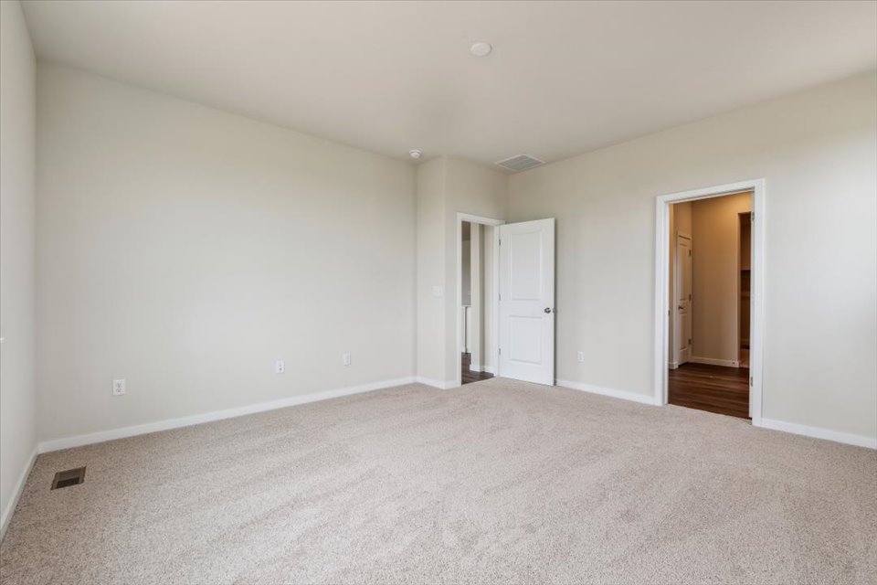 A room with white walls.