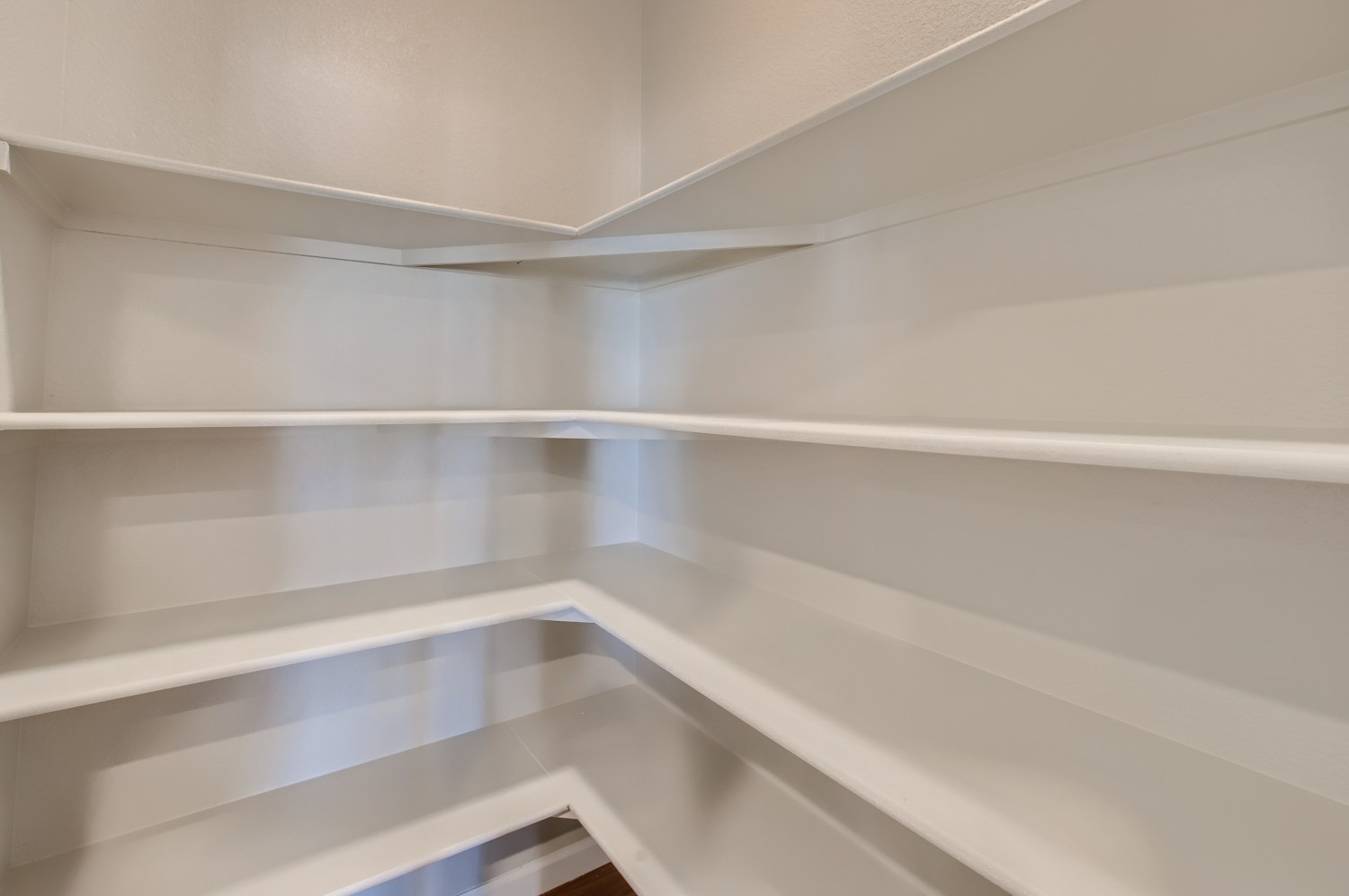 A white shelf with white shelves.