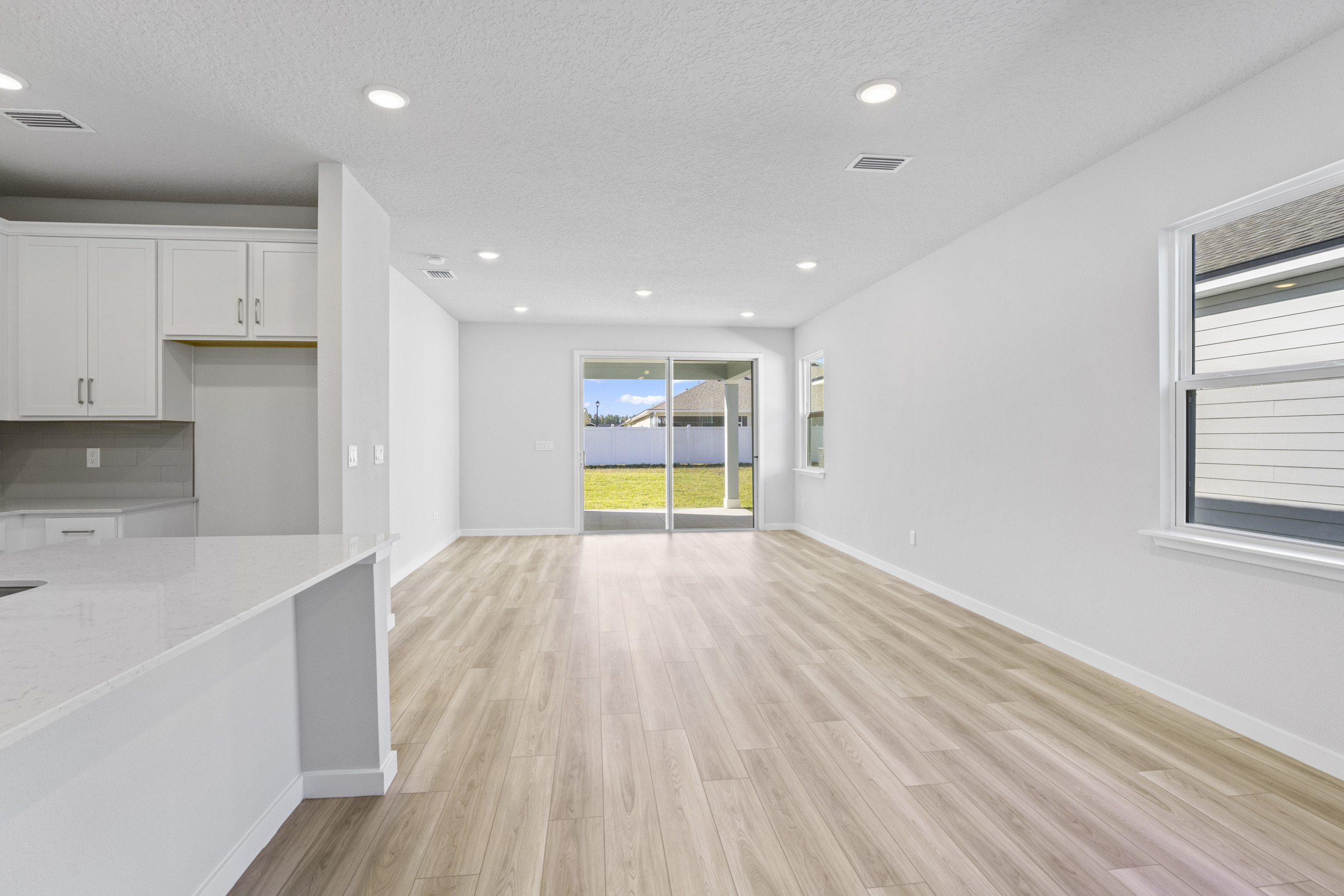 Lot 22 Open Living Area at Camden Woods in Kingsland