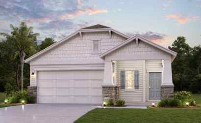 A house with a driveway.
