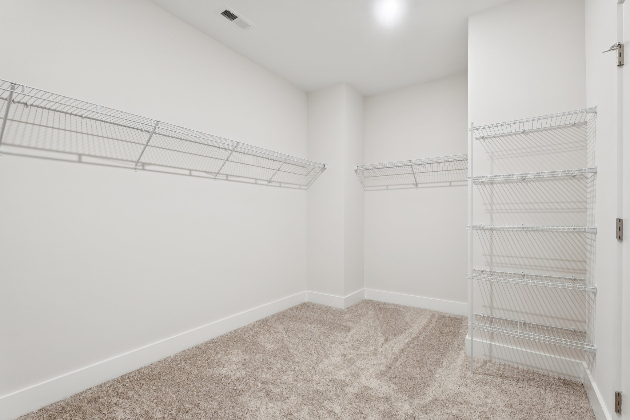 A room with white walls.