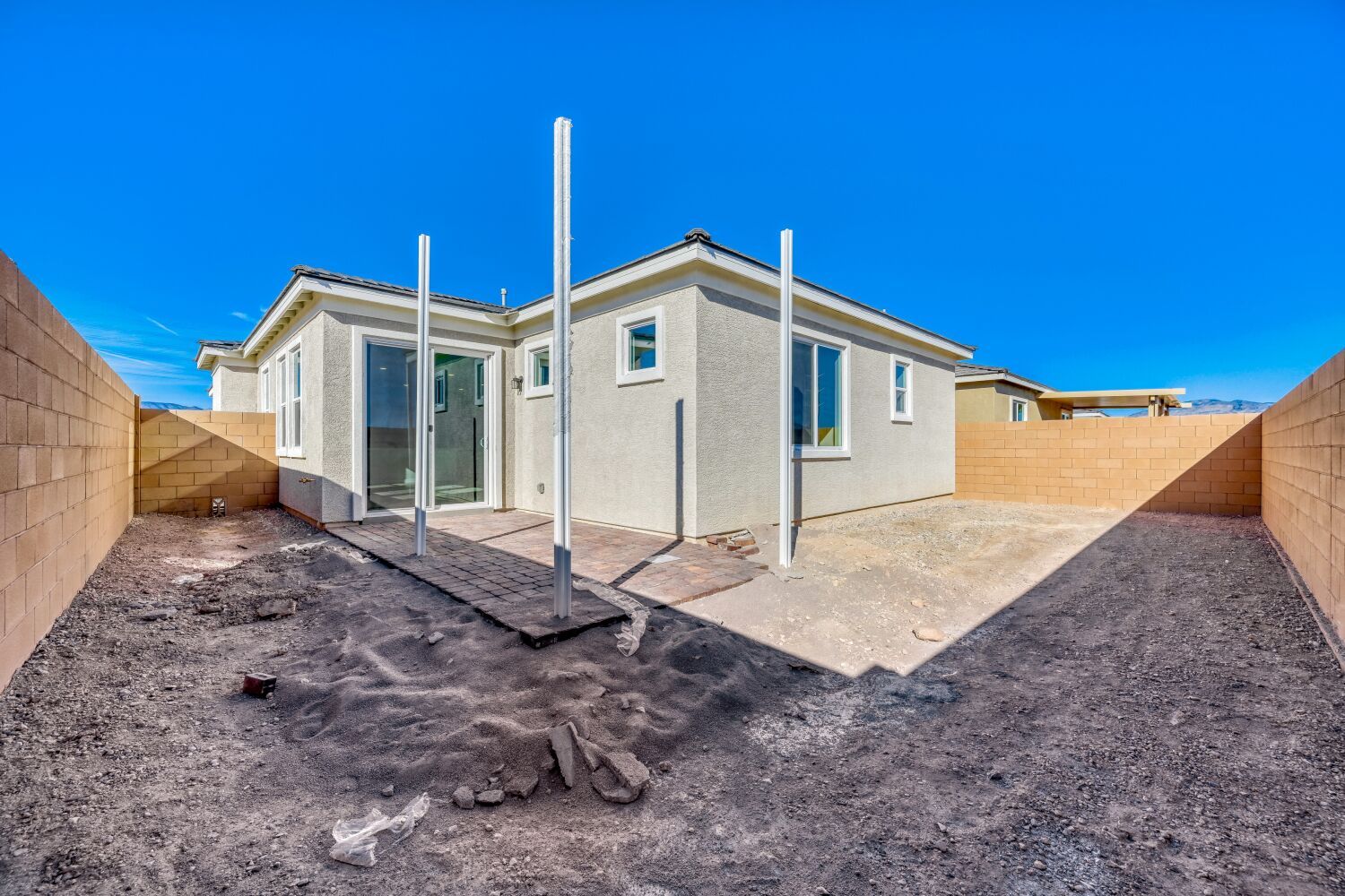 A building under construction.