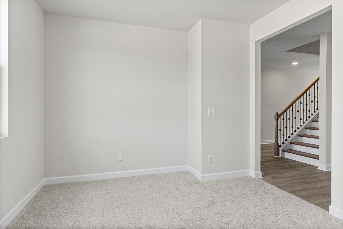 A staircase in a house.