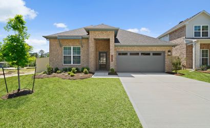A house with a driveway.