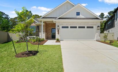 A house with a garage.