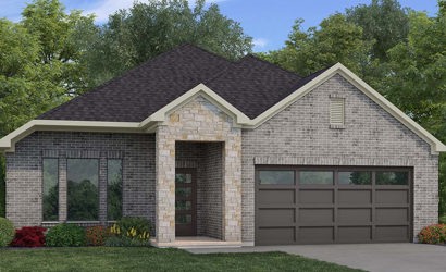A house with a garage.