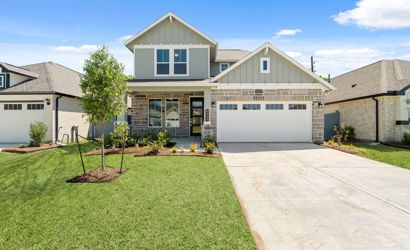 A house with a driveway.