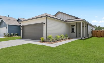 A house with a garage.