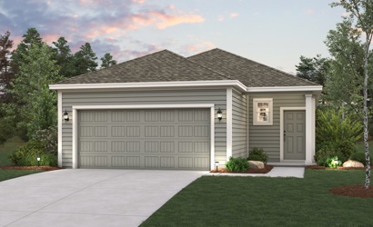 A house with a garage.