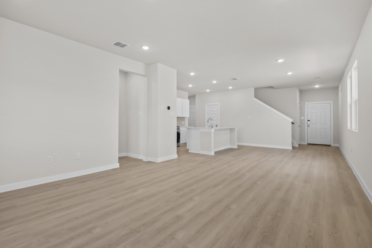 A large empty room.