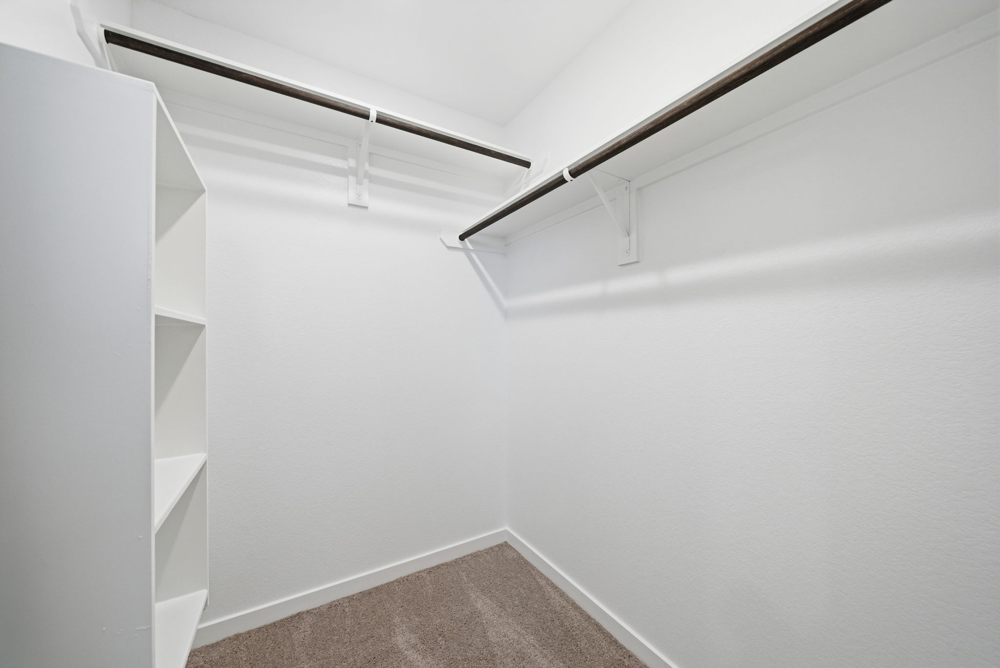 A staircase in a room.