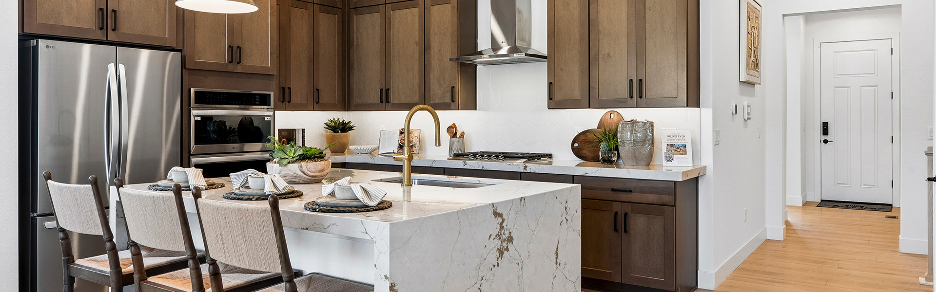 Century Communities Kitchen with center island 